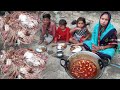Chicken Skin Curry Cooking Village And Eating Bihari Style Chicken Skin Curry Recipes Traditional