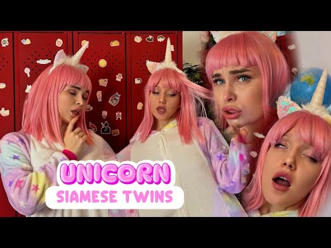 SIAMESE UNICORN TWINS: Double the Magic, Double the Trouble! 🦄x2️⃣