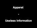 Apparat - Useless Information