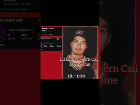 Lil Los - Northern Cali Dope Game (Mix1995) ( Mix By @PlayaTFromDaUnderground  ) #ripwoodie #norteno #norteño