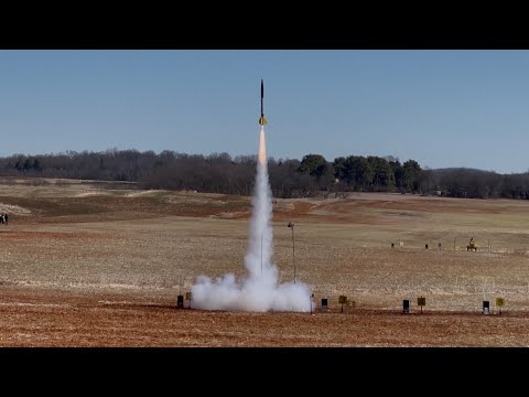 HAMMERED EX-1127 on an EX K motor using a turned up version of my propellant “White 357.”