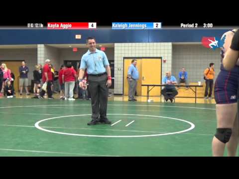 69 KG R1 - Kayla Aggio (OKCU Gator) vs. Kaleigh Jennings (Cumberlands)