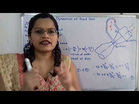 Problem on inclined venturimeter /  dynamics of fluid flow