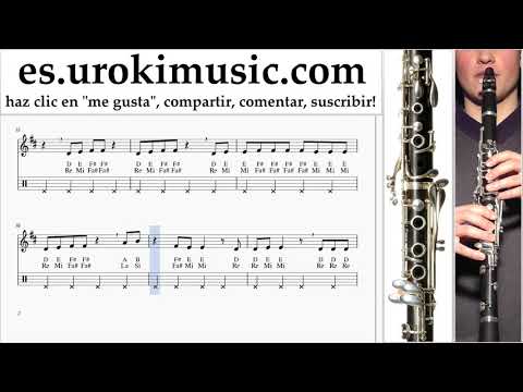 Tutorial de Clarinete Khalid - Free Spirit Clases Notas um-i927
