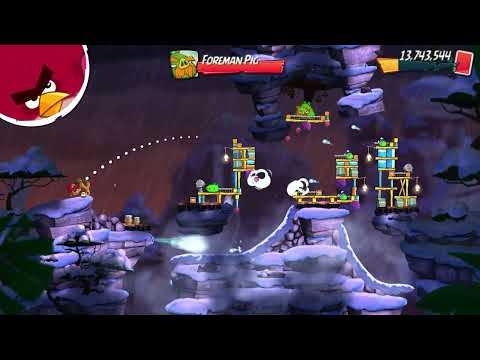 Angry Birds 2 Level 387 Chef Pi...Foreman Pig Boss Fight? FAIL
