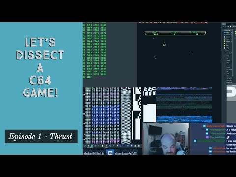 Lets Dissect a Commodore 64 Game! - Episode 1 - Thrust