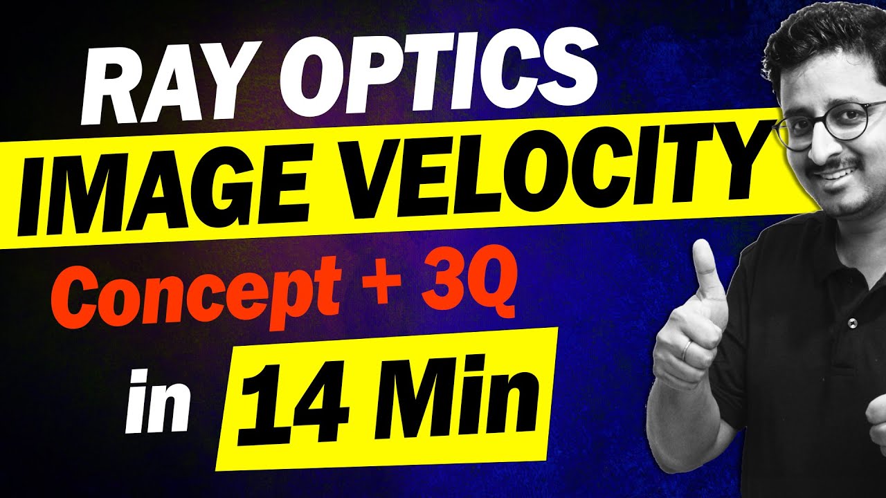 JEE 2026: Image Velocity Full Concept + 3Q Most Expected in 14 Min🔥 | Ray Optics | Eduniti