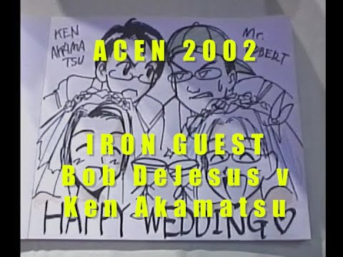Anime Central 2002 Acen  Iron Guest art competition Robert DeJesus Ken Akamatsu