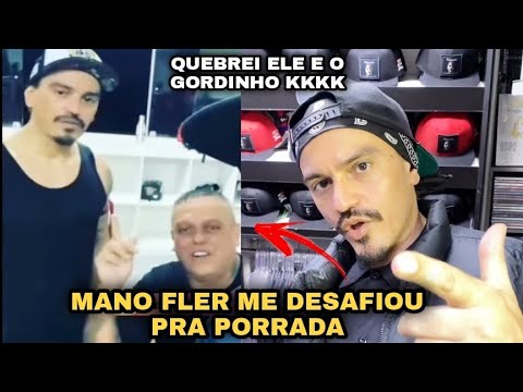MANO FLER DESAFIO O EDUARDO TADDEO PRA PORRADA E DEU RUIM KKKK