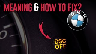 BMW DSC Light - Meaning, Causes And Fixes