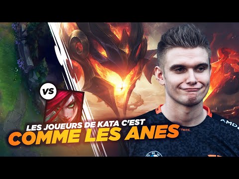 RHOBALAS : SOLOQ SMURF | LES JOUEURS DE KATA C'EST COMME LES ANES - VEL'KOZ VS KATARINA | LOL FR