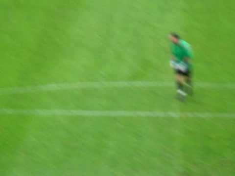 Colin Daniel gets the first of his hat-trick vs. Clitheroe.