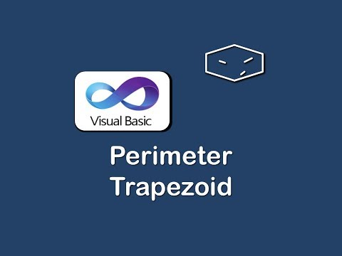 perimeter of trapezoid in vb net