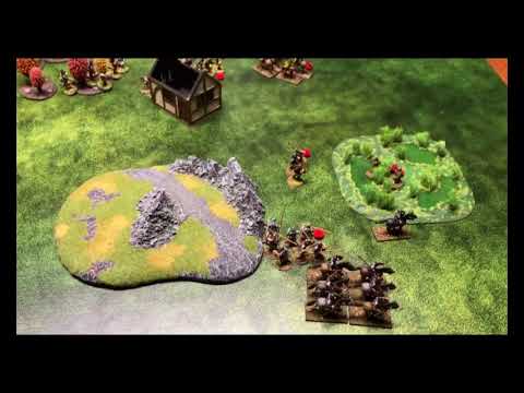 SAGA Battle Report 1 Vikings VS Normans