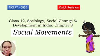 Social movements | Chapter 8 | CBSE NCERT Class 12 | Sociology