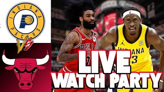Chicago Bulls vs Indiana Pacers LIVE Watch Party! Play-by-Play, Reactions & Chat