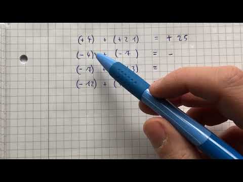 Addieren mit rationalen Zahlen