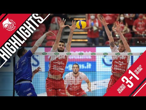 Gli Highlights di Gas Sales Bluenergy Piacenza-Top Volley Cisterna 3-1