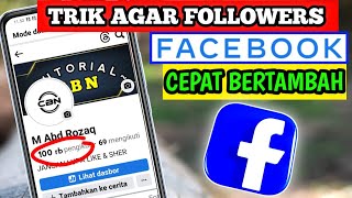 TRIK AGAR FOLOWER FB PRO CEPAT BERTAMBAH BAGI PEMULA‼️COBA CARA INI