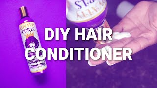 HOW TO MAKE HAIR CONDITIONER  | Watch me make hair products for my business