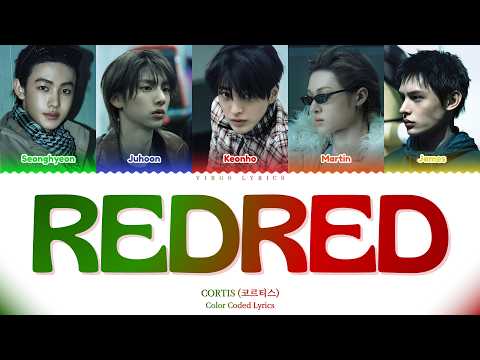 CORTIS (코르티스) - REDRED (Color Coded Lyrics) [Hangul|Romanized|English]