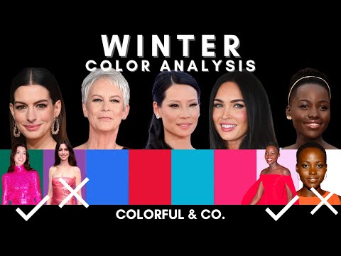 Winter Color Analysis & Palette: Color Science Revealed! Best and Worst Colors For You