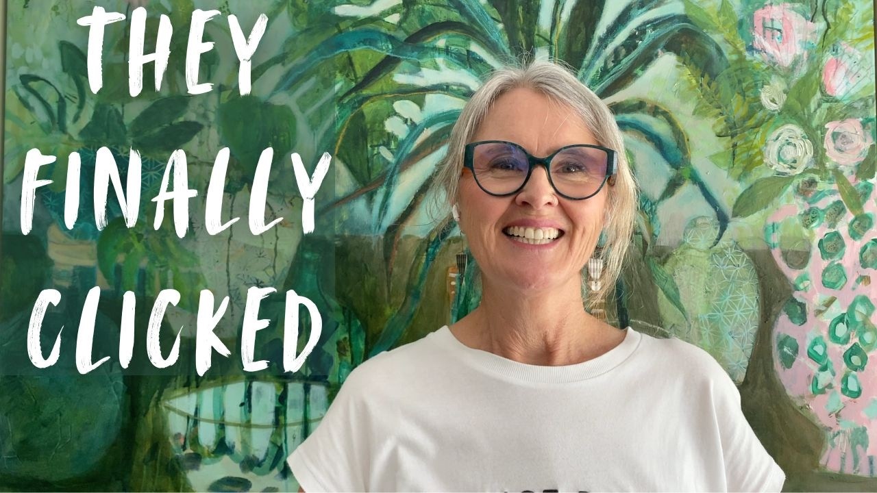 Reworking 2 Intuitive Paintings Until They Finally Clicked