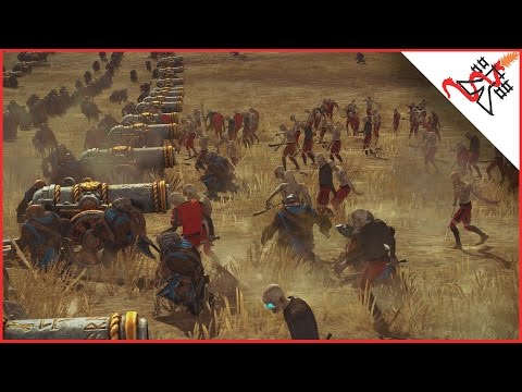 312 CANNONS vs 12500 ZOMBIES - Total War: WARHAMMER