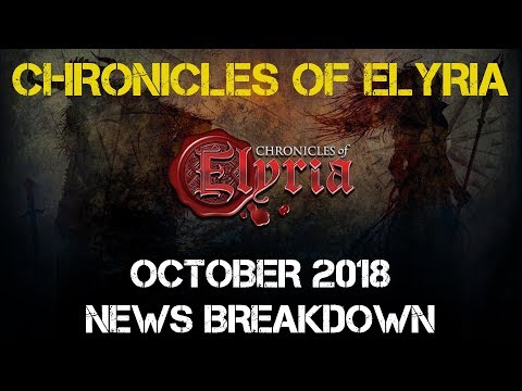 Chronicles of Elyria -  October News Breakdown