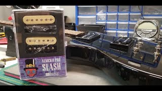 Video thumbnail for Seymour Duncan Slash Pickup Installation... an Epiphone Les Paul Special II is the lucky recipient! by Manotick StringWorks