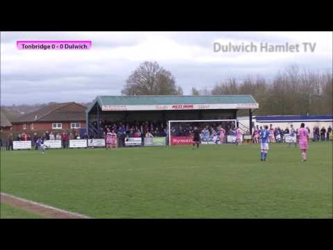 Tonbridge Angels 0-0 Dulwich Hamlet, Ryman League Premier Division, 18/03/17 | Match Highlights