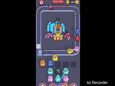 Pixel Flow Level 166 Walkthrough