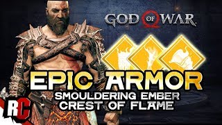 Crafting EPIC Armor / How to get Smouldering Ember + Crest of Flame in God of War