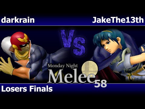 MNM 58 Melee - darkrain (C Falcon) vs JakeThe13th (Marth, Falco) - Losers Finals