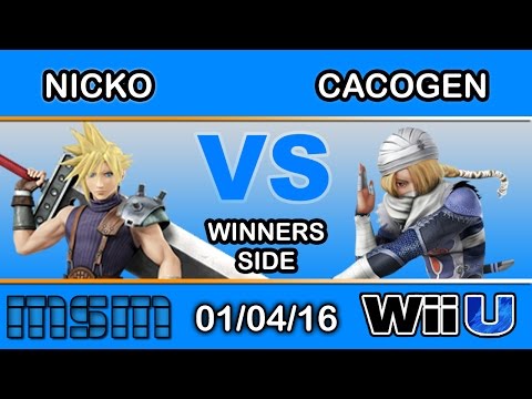 MSM 31 - 2Scoops | Nicko (Cloud) Vs. Cacogen (Sheik) Winners Side - Smash Wii U