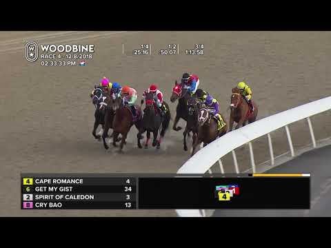 Woodbine, December 8, 2018 - Race 4