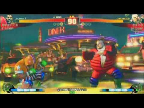 SF4 112808 - Kengakukai Ikuo(Boxer) vs Zakiyama(Rufus)
