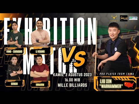 EXHIBITION JOY HEY BALL MATCH 8 BALL WITH LIU XIN