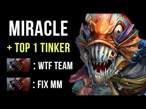 Miracle Slark met with Top 1 Tinker Funkefal  Practicing for TI8