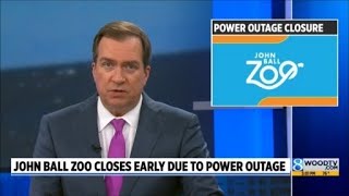 Power outage closes John Ball Zoo in Grand Rapids