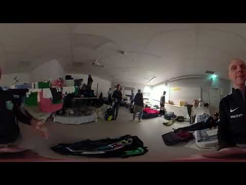 Sovsalen vi hade under Warbergsspelen