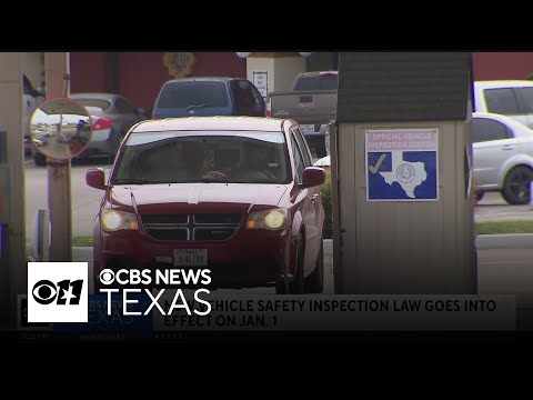 New Texas law eliminates annual safety inspections, emissions tests still required in some counties