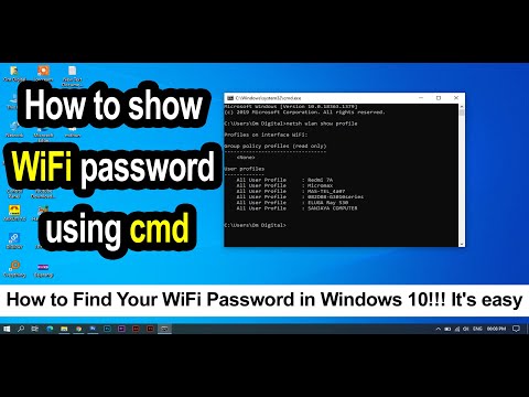 how to find your wifi password using cmd how to find your wifi password using cmd