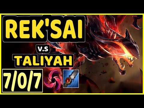 DIAMONDPROX (REK'SAI) vs TALIYAH - 7/0/7 KDA JUNGLE CHALLENGER GAMEPLAY - EUW