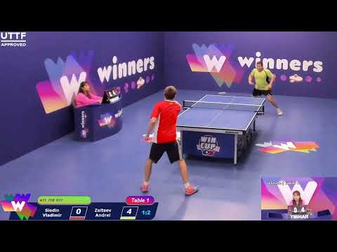 WINners CUP table 1 13.10 Siedin Vladimir - Zaitsev Andrei 19:00