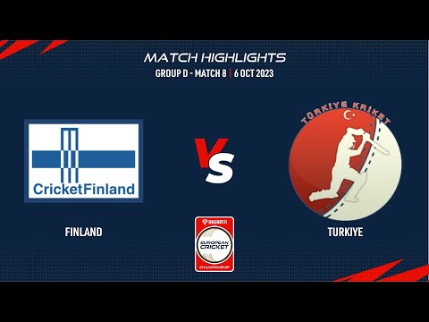 Group D, Match 8 - FIN vs TUR | Highlights | Dream11 ECC23 | 6 Oct 2023 | ECC23.050