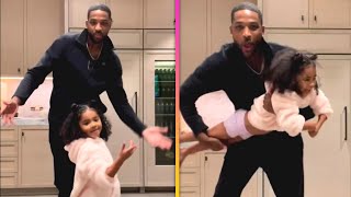 Tristan Thompson and Daughter True SING and DANCE Together!