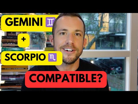 scorpio + gemini: love compatibility