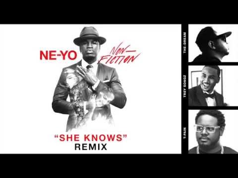 Ne-Yo feat The-Dream, Trey Song & T Pain - She Knows (Remix) [HQ + Lyrics]