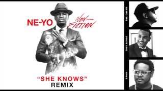 Ne-Yo feat The-Dream, Trey Song &amp; T Pain - She Knows (Remix) [HQ + Lyrics]